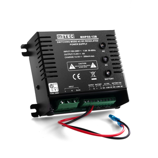 MHP50-12B 50W POWER SUPPLY W/BATTERY CHARGER^