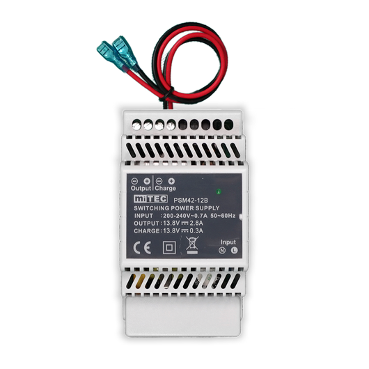PSM42-12B 42W 3U路軌式穩壓電源連充電器