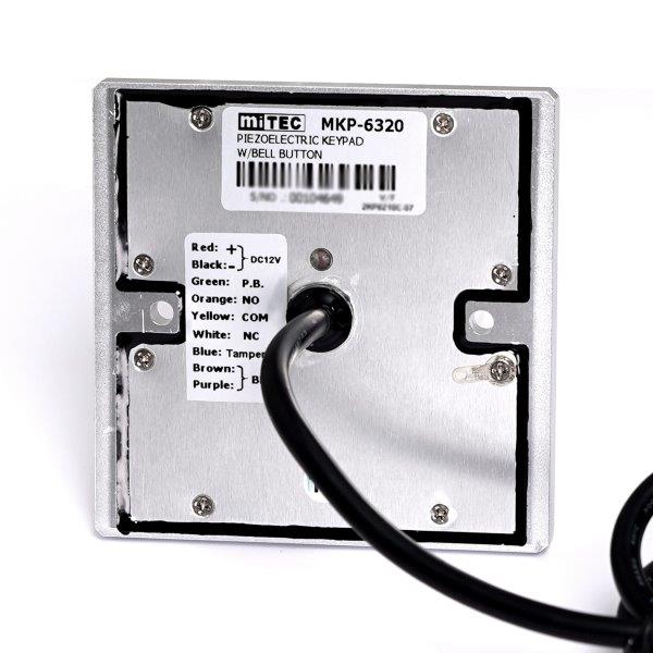 MKP-6320 PIEZOELECTRIC KEYPAD W/BELL BUTTON