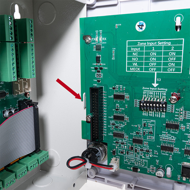 MEC-P20MP 20-ZONE EMERGENCY ALARM MONITOR CONTROLLER PANEL