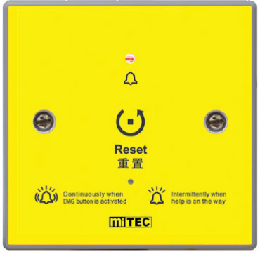 MECK-RE RESET BUTTON FOR EMG. CALL