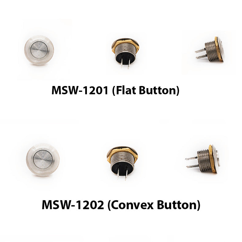 MSW-1201 12mm S.S. PUSH BUTTON^