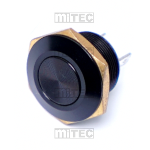 MSW-12A01/BLACK 12mm 平按鍵鋁外殼(黑色)