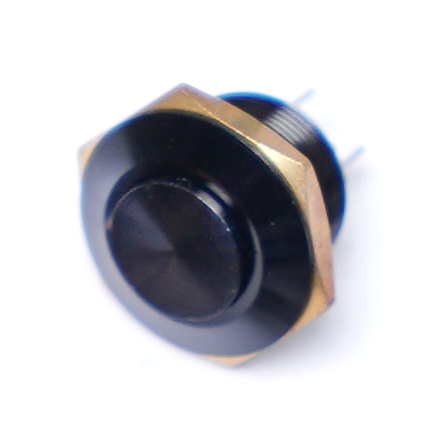 MSW-12A02/BLACK 12mm 凸按鍵鋁外殼(黑色)