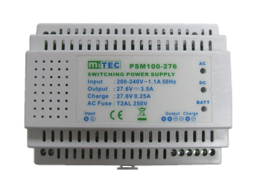 PSM100-276 100W 7U DIN-RAIL POWER SUPPLY