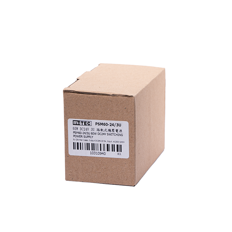 PSM60-24/3U 60W DC24V 3U 路軌式穩壓電源