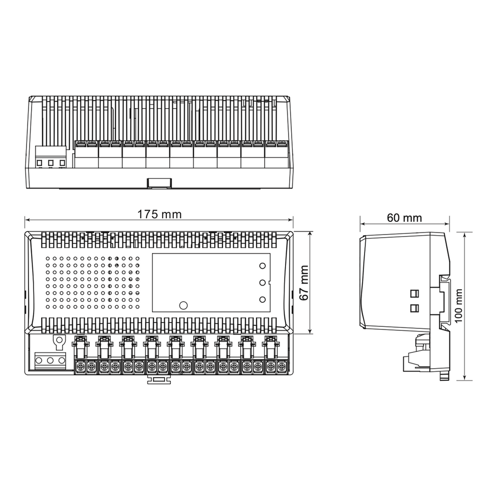 PSM150-24-9 150W 10U 路軌式電源連9組輸出