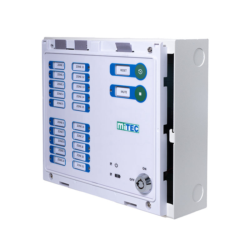 MEC-P20MP 20-ZONE EMERGENCY ALARM MONITOR CONTROLLER PANEL