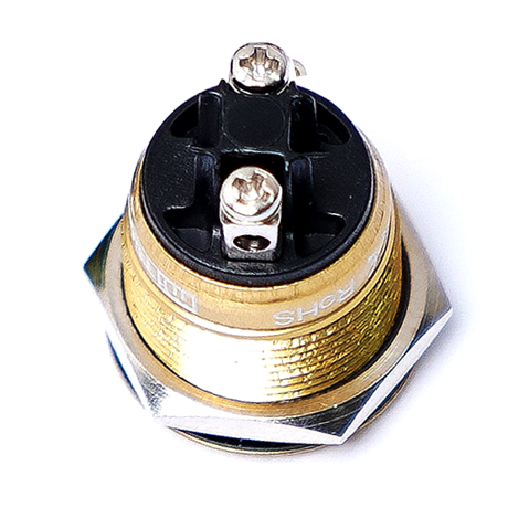 MSW-19A21/GOLD 19mm ALUMINIUM PUSH BUTTON